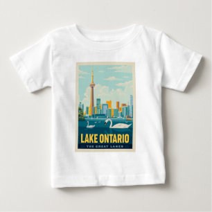 Great Lakes   Lake Ontario Baby T-Shirt