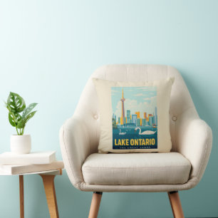 Great Lakes Lake Ontario Cushion