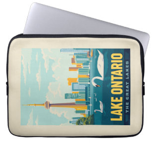 Great Lakes   Lake Ontario Laptop Sleeve