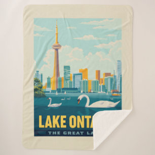 Great Lakes   Lake Ontario Sherpa Blanket
