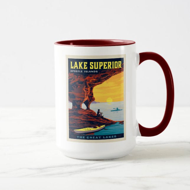 Great Lakes | Lake Superior Mug (Right)