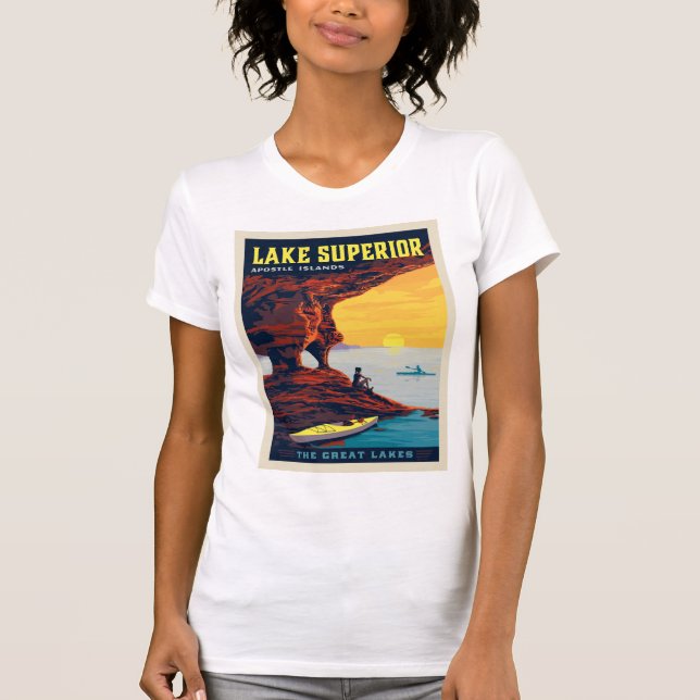 Great Lakes | Lake Superior T-Shirt (Front)