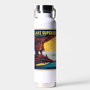Great Lakes   Lake Superior Water Bottle