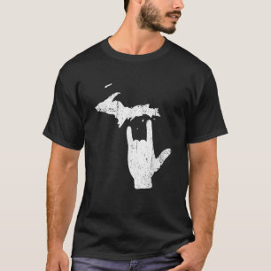 Great Lakes Lover Men Women Summer State of Michig T-Shirt
