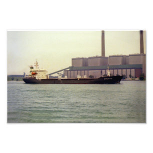 Great Lakes M/V Brunto on St. Clair River  Photo Print