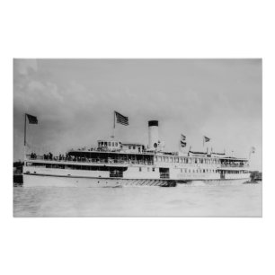 Great Lakes passenger steamer City of Toledo Photo Print