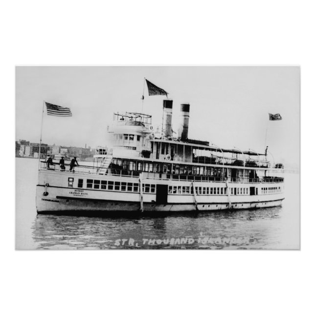 Great Lakes passenger steamer Thousand Islander Photo Print (Front)