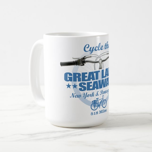Great Lakes Seaway Trail (H2) Coffee Mug (Front Left)