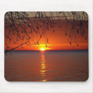 Great Lakes Sunset by Bobby Mikul mousepad