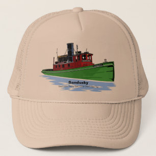 Great Lakes tug Sandusky Trucker Hat