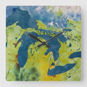 Great Lakes Wall Clock