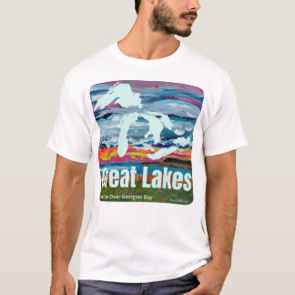 Great Lakes Wearable Art Sunrise over Georgian Bay T-Shirt
