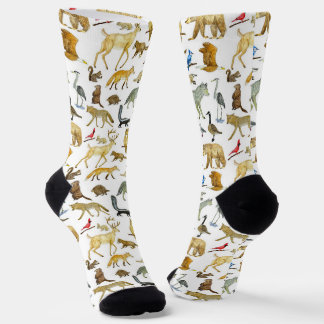 Great Lakes Wildlife Crew Socks