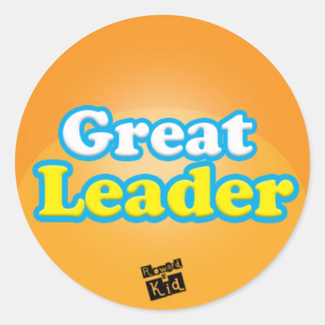 Great leader sticker (set of 20) (Front)
