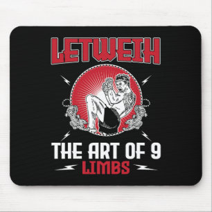 Great Lethwei Boxing Outfit Kick Mma Kickboxing Mouse Pad