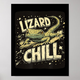 Great Lizard Chill Speech For Boys And Girls  Poster