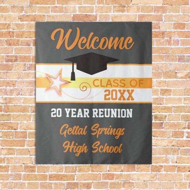 Great Look! Any year Class Reunion Wall Tapestry (Creator Uploaded)