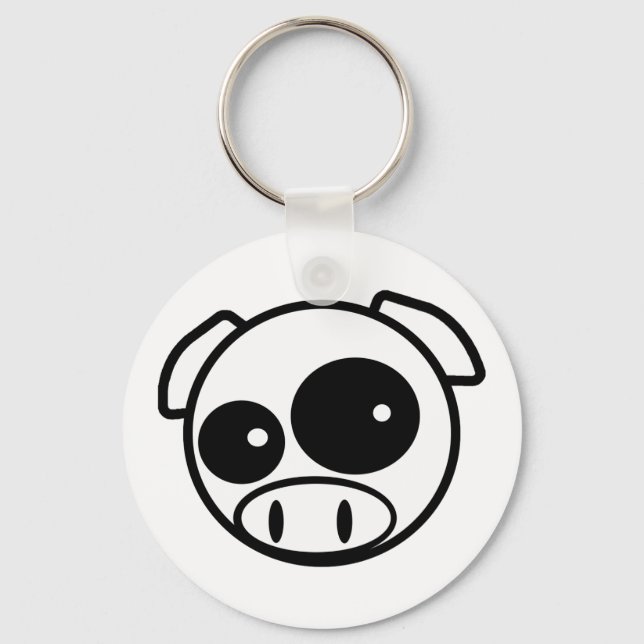 Great looking Subie Pig Key Ring (Front)