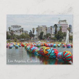 Great Los Angeles/MacArthur Park Postcard! Postcard