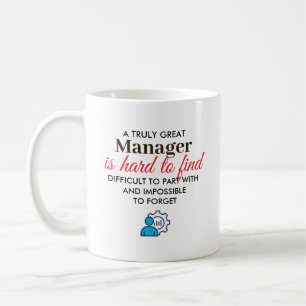 Great Manager Personalized Name Gift Coffee Mug