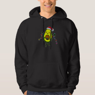 Great Merry Christmas Decoration Avocado Party Hoodie