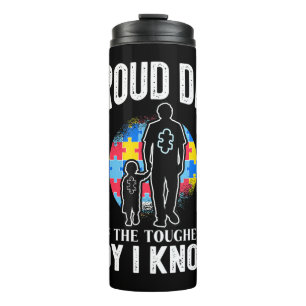 Great message for proud parents dad this shirt is  thermal tumbler