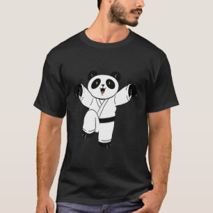 Great Mial Panda Bear Karate Kungfu Fight T-Shirt