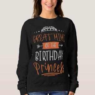 Great Mimi Of The Birthday Princess Party Crown Bd Sweatshirt