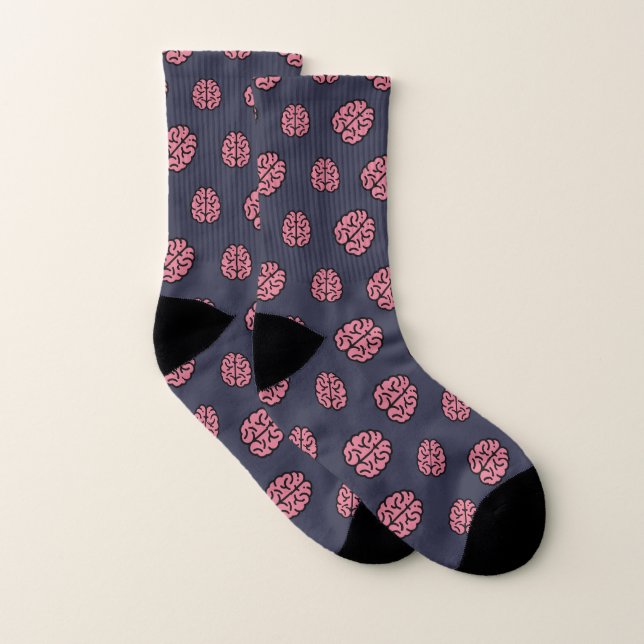 Great Minds Brain Pattern Socks (Pair)