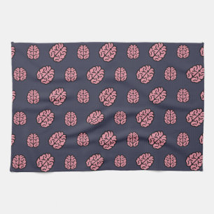 Great Minds Brain Pattern Tea Towel