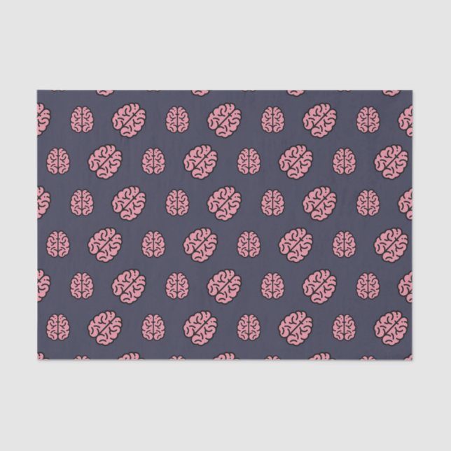 Great Minds Brain Pattern Tissue Paper (Front)