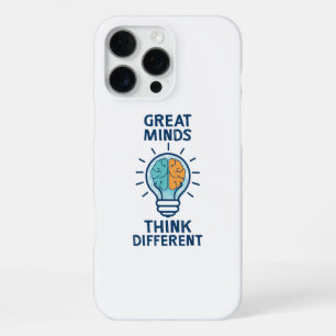 Great Minds Think Different iPhone 16 Pro Max Case