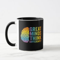Great Minds Think Differently Adhd Neurodivergent