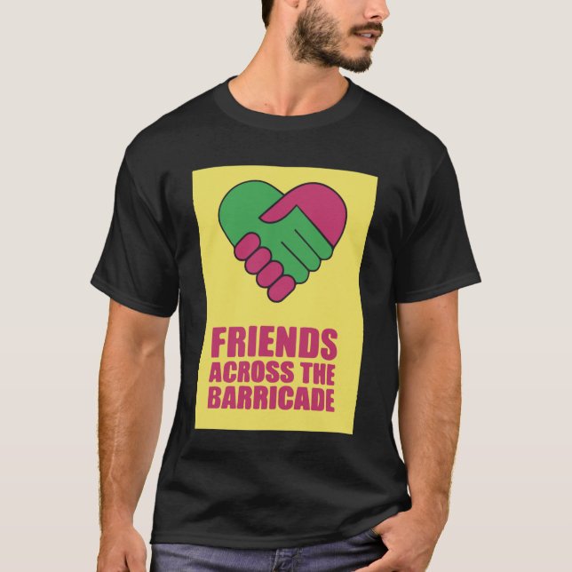 Great Model Derry Girls Friends Across The Barrica T-Shirt (Front)