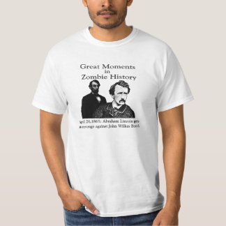 Great Moments in Zombie History T-Shirt