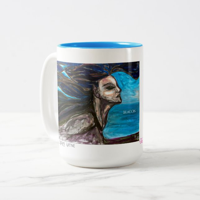 GREAT MOTHER MARCH Mermaid Mug (Front Left)