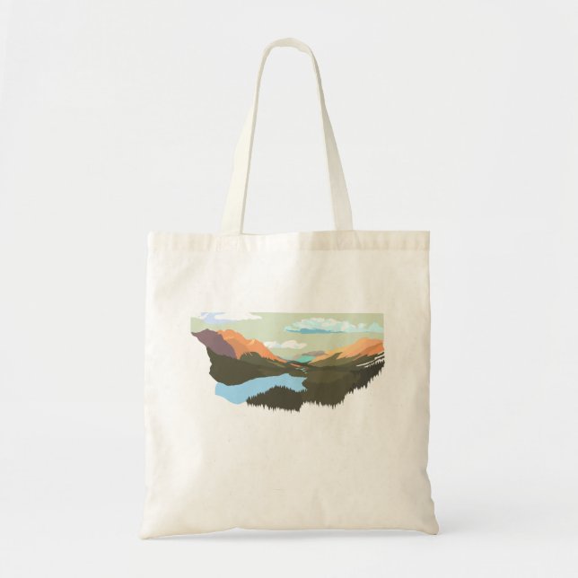 Great Mountain Valley Tote Bag (Front)