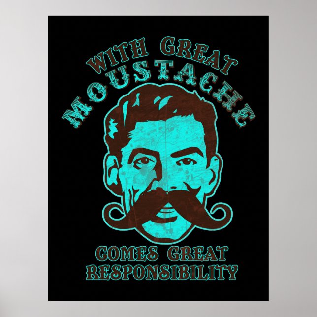 Great Moustache Print (Front)