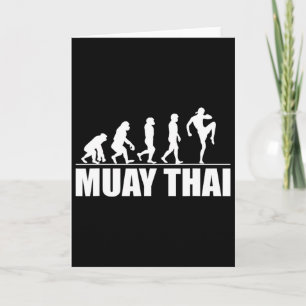 Great Muay Thai Evolution Gift Kickboxing Martial Card