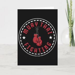 Great Muay Thai Fighting Design Kickboxer Mma Trai Card