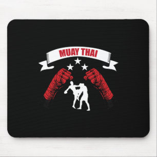 Great Muay Thai Fighting Design Mma Training Kickb Mouse Pad