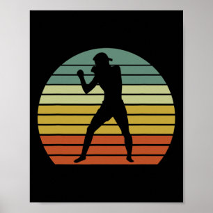 Great Muay Thai Gift Kickboxing Martial Artist Poster