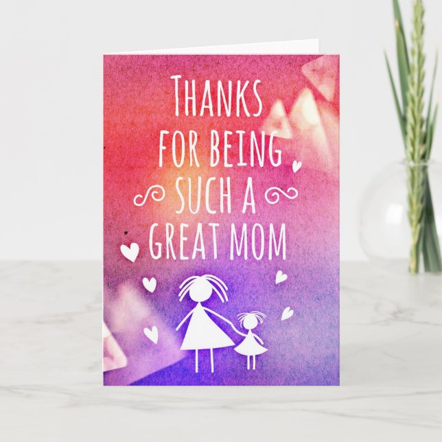 great mum card (Front)