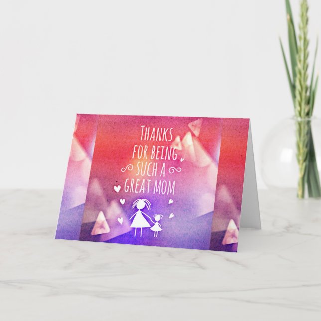 great mum card (Front)