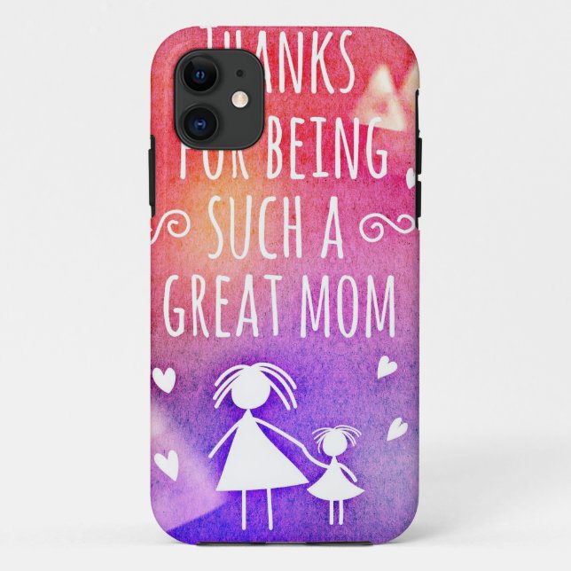 great mum Case-Mate iPhone case (Back)