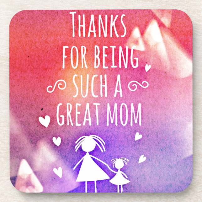 great mum coaster (Front)