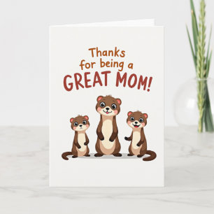 Great Mum Illustration Card