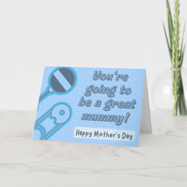 Great Mummy-To-Be Mother's Day Card (Front)