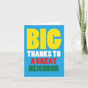 Great Neighbour Thank You Card