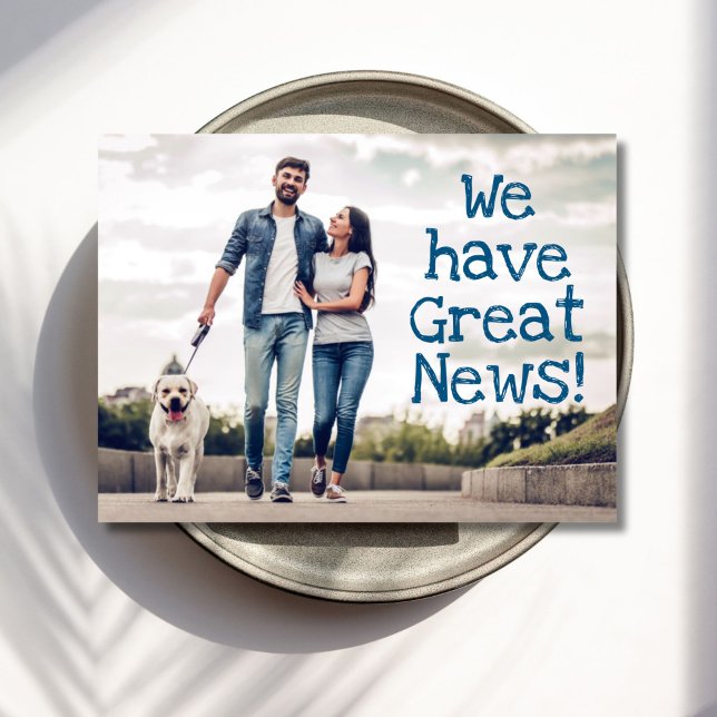 Great News Photo Postcard (Creator Uploaded)